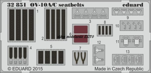 Go to product EDUARD 32851 - 1:32 OV-10A/C seatbelts