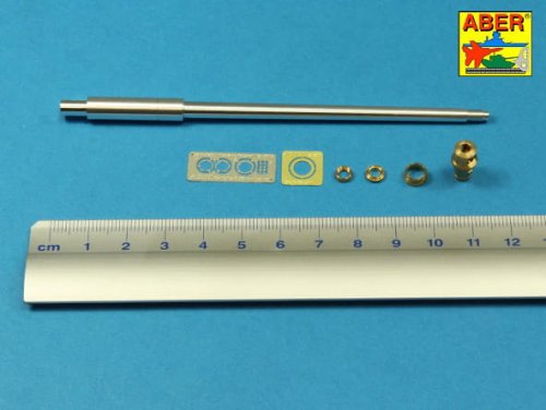 Go to product Aber 35L-216 - 1:35 88mm metal gun barrel for Tiger II Henschel turret