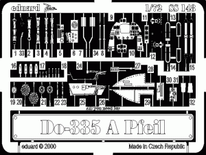 EDUARD SS148 - 1:72 Do 335A Pfeil