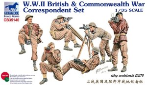 BRONCO CB 35140 - 1:35 W.W.II British & Commonwealth War Correspondent Set