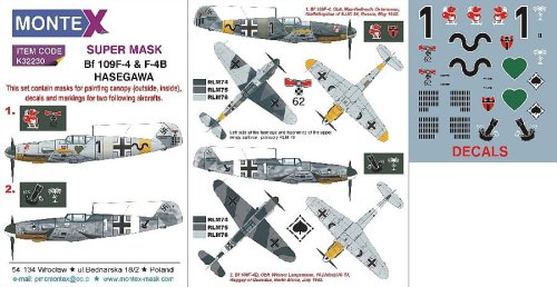 Go to product MONTEX K32230 - 1:32 Messerschmitt Bf 109F-4/F-4B