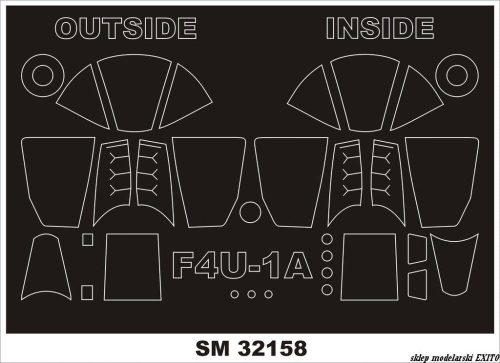 Go to product MONTEX SM32158 - 1:32 F4U-1A Corsair