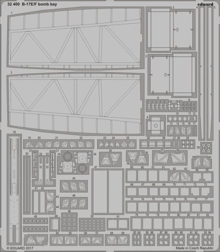 Go to product EDUARD 32400 - 1:32 B-17E/F bomb bay