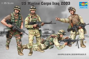 TRUMPETER 00407 - 1:35 US Marine Corps Iraq 2003