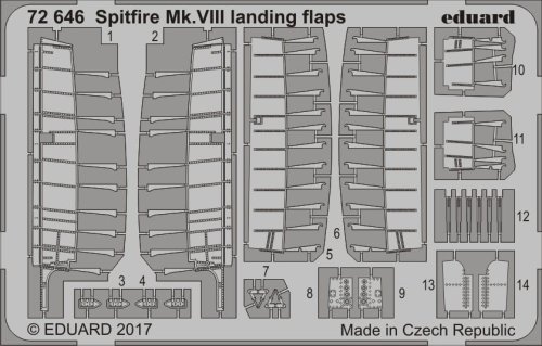 Go to product EDUARD 72646 - 1:72 Spitfire Mk.VIII landing flaps
