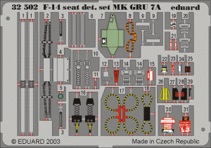 EDUARD 32502 - 1:32 F-14A ejection seat