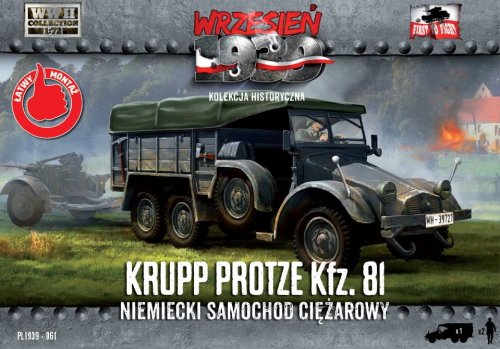 Go to product FIRST TO FIGHT 061 -  September 1939 - 1:72 Krupp Protze Kfz.81