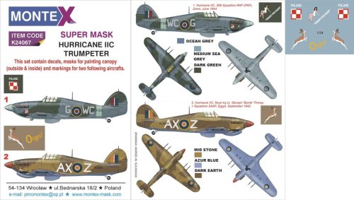 Go to product MONTEX K24067 - 1:24 Hurricane Mk. IIC