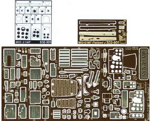 Go to product PART S32001 - 1:32 MiG-21 MF