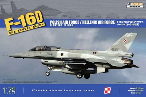 Go to product KINETIC 72002 - 1:72 F-16 D Block 52+ (HAF / Poland AF)