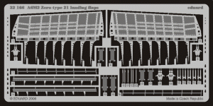 EDUARD 32166 - 1:32 A6M2 Zero type 21 landing flaps