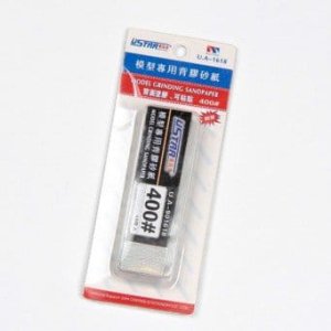 U-STAR UA91618 - 40 pcs set of mini sandpaper sheets, self adhesive. Grit: #400