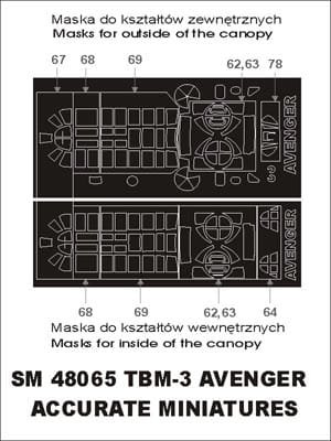 Go to product MONTEX SM48065 - 1:48 TBM-3 Avenger