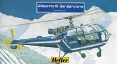 Go to product HELLER 80286 - 1:72 SA 316 Alouette III Gendarmerie