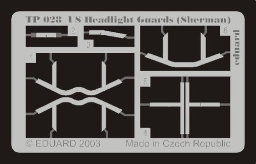 Go to product EDUARD TP028 - 1:35 US Headlight Guards (Sherman)