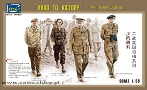 RIICH MODELS 35023 - 1:35 Road to Victory - WWII British Leader Set