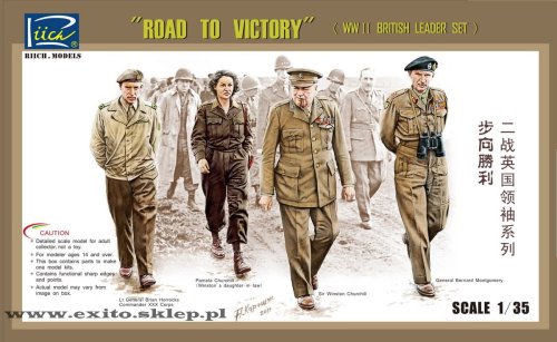 Go to product RIICH MODELS 35023 - 1:35 Road to Victory - WWII British Leader Set