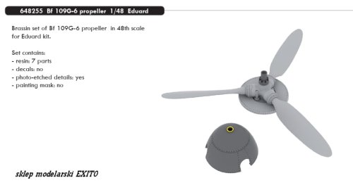 Go to product EDUARD 648255 - 1:48 Bf 109G-6 propeller