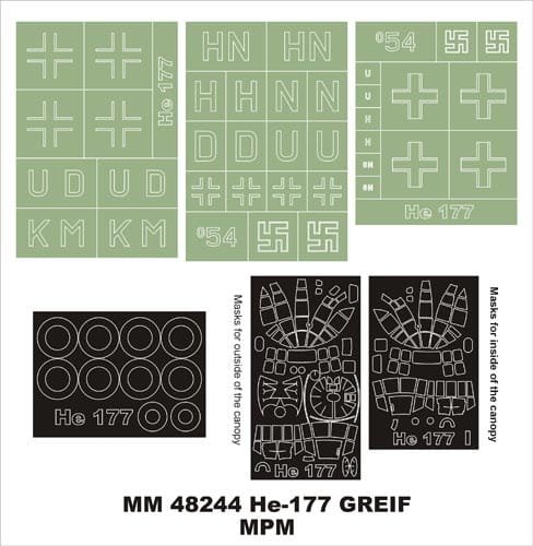 Go to product MONTEX MM48244 - 1:48 He-177 A-5 Greif