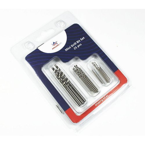 Go to product AMAZING ART 9106 - Zestaw 25 szt mini wierteł w rozmiarach 0.5 - 3.0 mm