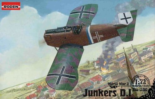 Go to product RODEN 036 - 1:72 Junkers D.I  late version