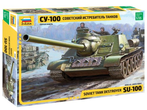 Go to product ZVEZDA 3688 - 1:35 SU-100 Soviet tank destroyer