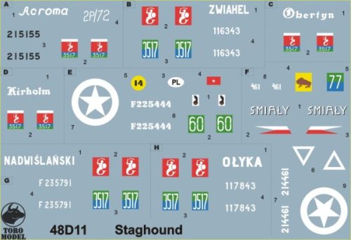 Go to product TORO MODEL 48D11 - 1:48 Staghound in Polish service vol.1