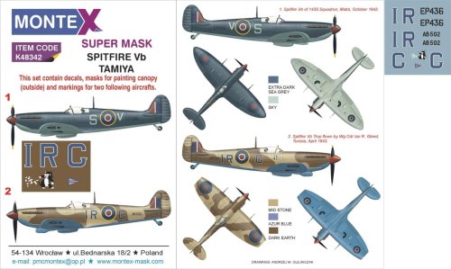 Go to product MONTEX K48342 - 1:48 Spitfire Mk.Vb