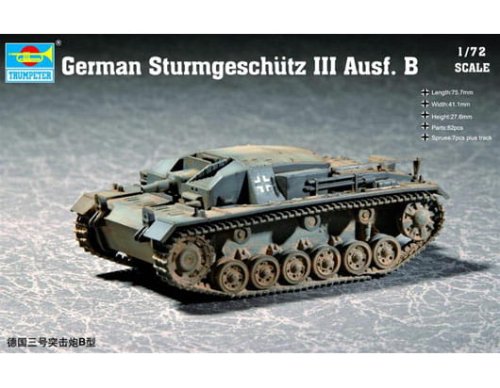 Go to product TRUMPETER 07256 - 1:72 German Sturmgeschutz III Ausf. B