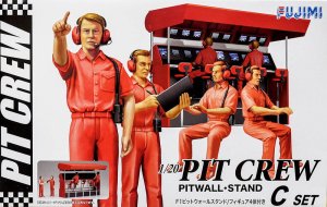FUJIMI 113326 - 1:20 Pit Crew Set Wall Stand
