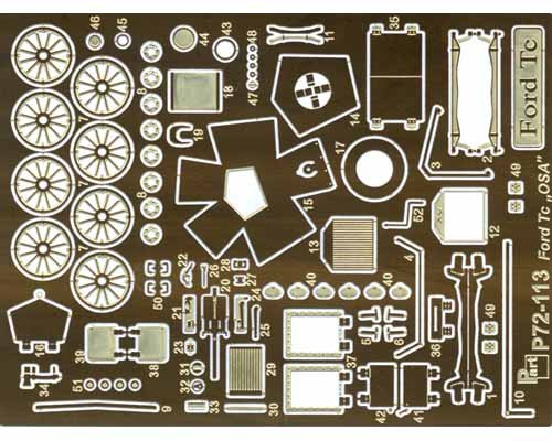 Go to product PART P72113 - 1:72 Ford Tc Osa
