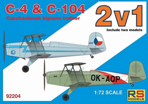 Go to product RS MODELS 92204 - 1:72 C-4 & C-104 Double kit