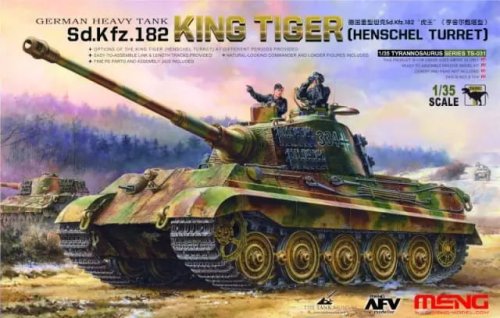 Go to product MENG MODEL TS031 - 1:35 German Heavy Tank Sd.Kfz.182 King Tiger (Henschel Turret)
