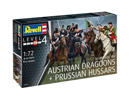 Go to product REVELL 02453 - 1:72 Seven Year War Austrian Dragoons & Prussian Hussars