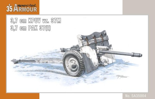 Go to product SPECIAL HOBBY A35004 - 1:35 3,7 cm KPUV vz.37M / 3,7 cm Pak M 37 (t)