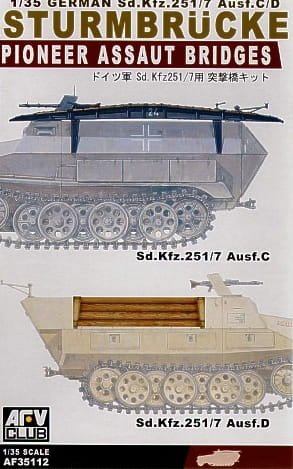 Go to product AFV CLUB 35112 - 1:35 Pioneer assault briges for Sd.Kfz.251/7 ausf.C/D