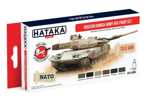 Go to product HATAKA AS84 - Modern Danish Army AFV paint set