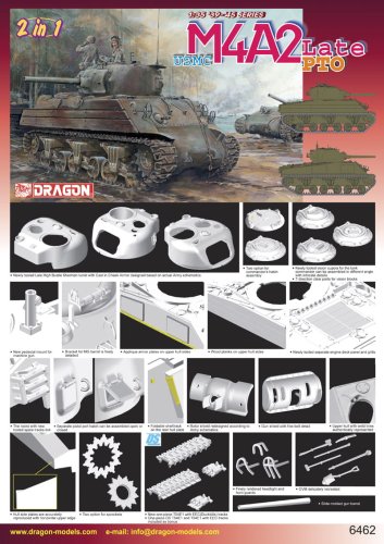 Go to product DRAGON 6462 - 1:35 U.S. Marines M4A2 Late PTO
