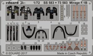 EDUARD SS583 - 1:72 Mirage F.1B