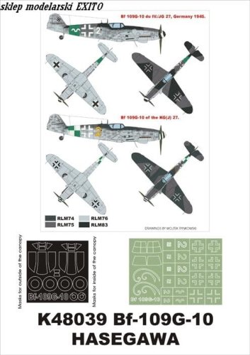 Go to product MONTEX K48039 - 1:48 Bf-109 G-10