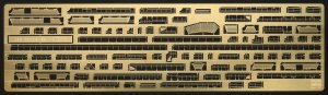 HASEGAWA 72144 QG44 - 1:350 USS Gambier Bay Basic Etching Detail Set