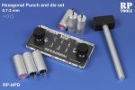 RP TOOLZ RPHPD - Hexagonal Punch and die set