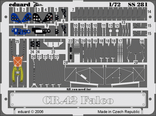 Go to product EDUARD SS281 - 1:72 CR 42 Falco