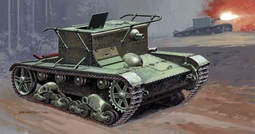 Go to product MIRAGE 72606 - 1:72 Opancerzony punkt obserwacyjny T-26TN