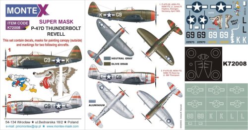 Go to product MONTEX K72008 - 1:72 P-47D