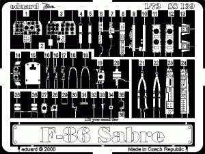 EDUARD SS139 - 1:72 F-86
