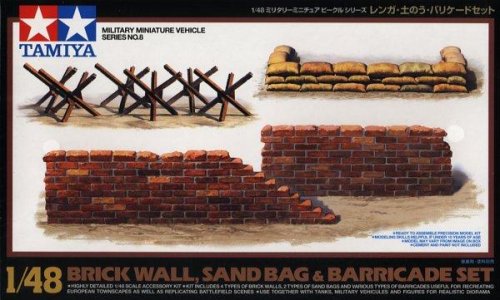 Go to product TAMIYA 32508 - 1:48 Brick Sandbag Barricade Set