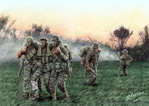 MASTER BOX 35107 - 1:35 Head for the Huey, Vietnam War series