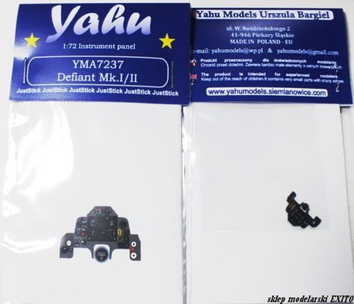 Go to product YAHU YMA7237 - 1:72 Defiant Mk.I / II - Instrument Panel