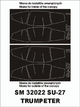 Go to product MONTEX SM32022 - 1:32 Su-27